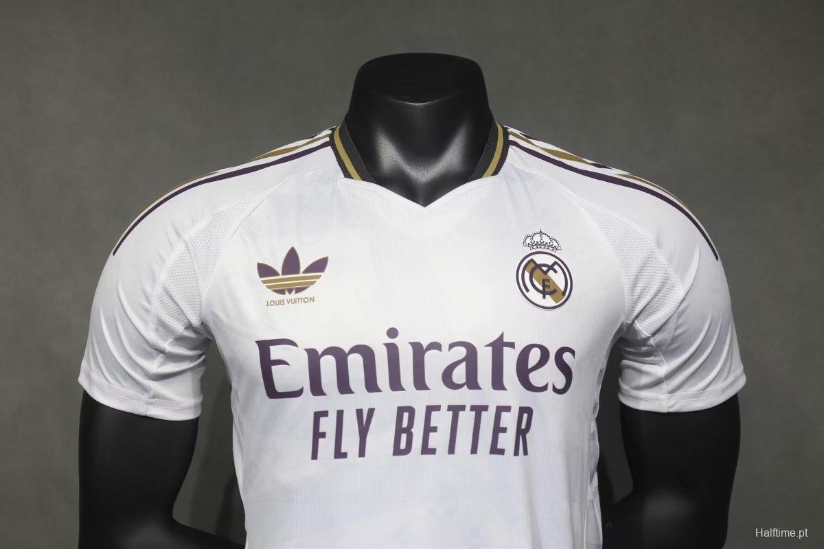 Player Version 24/25 Real Madrid x LV White Special Jersey