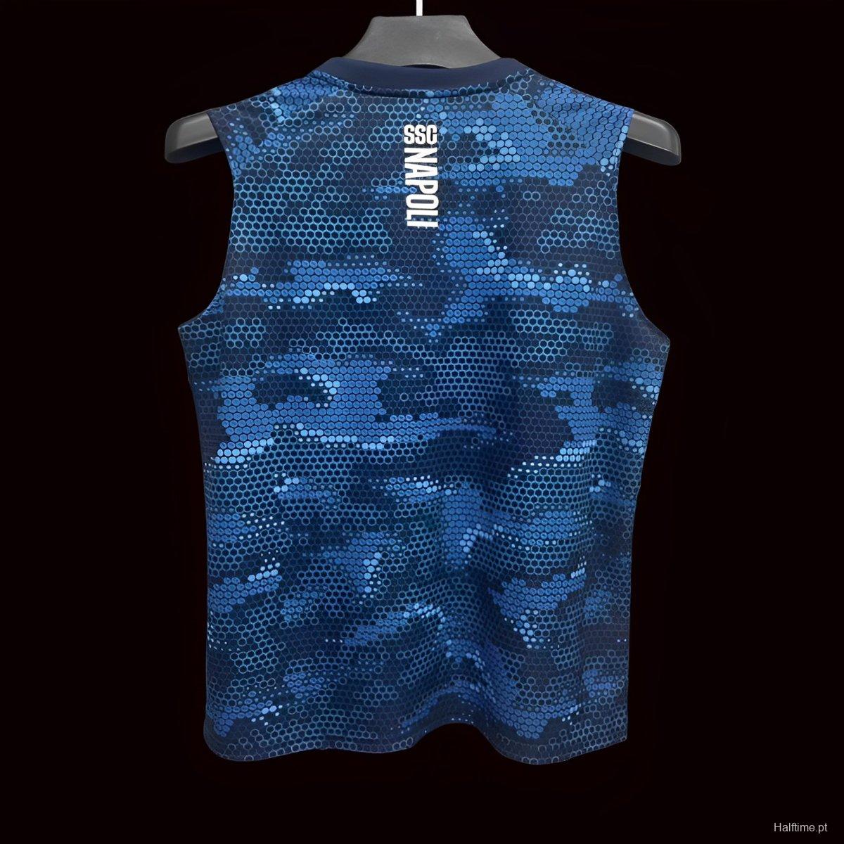 24/25 SSC Napoli Navy Vest Jersey