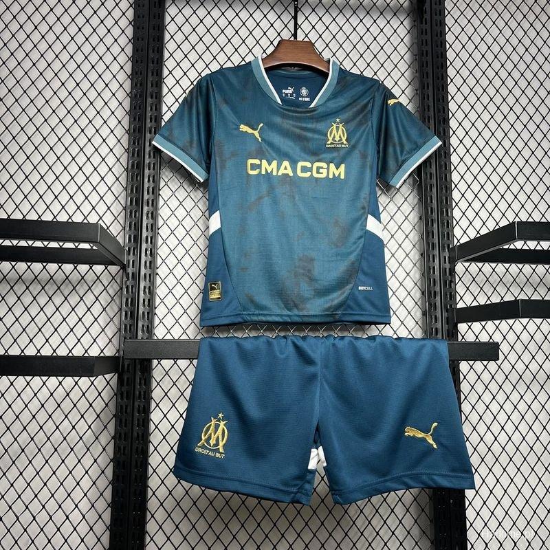 24/25 Kids Olympique Marseille Away Jersey