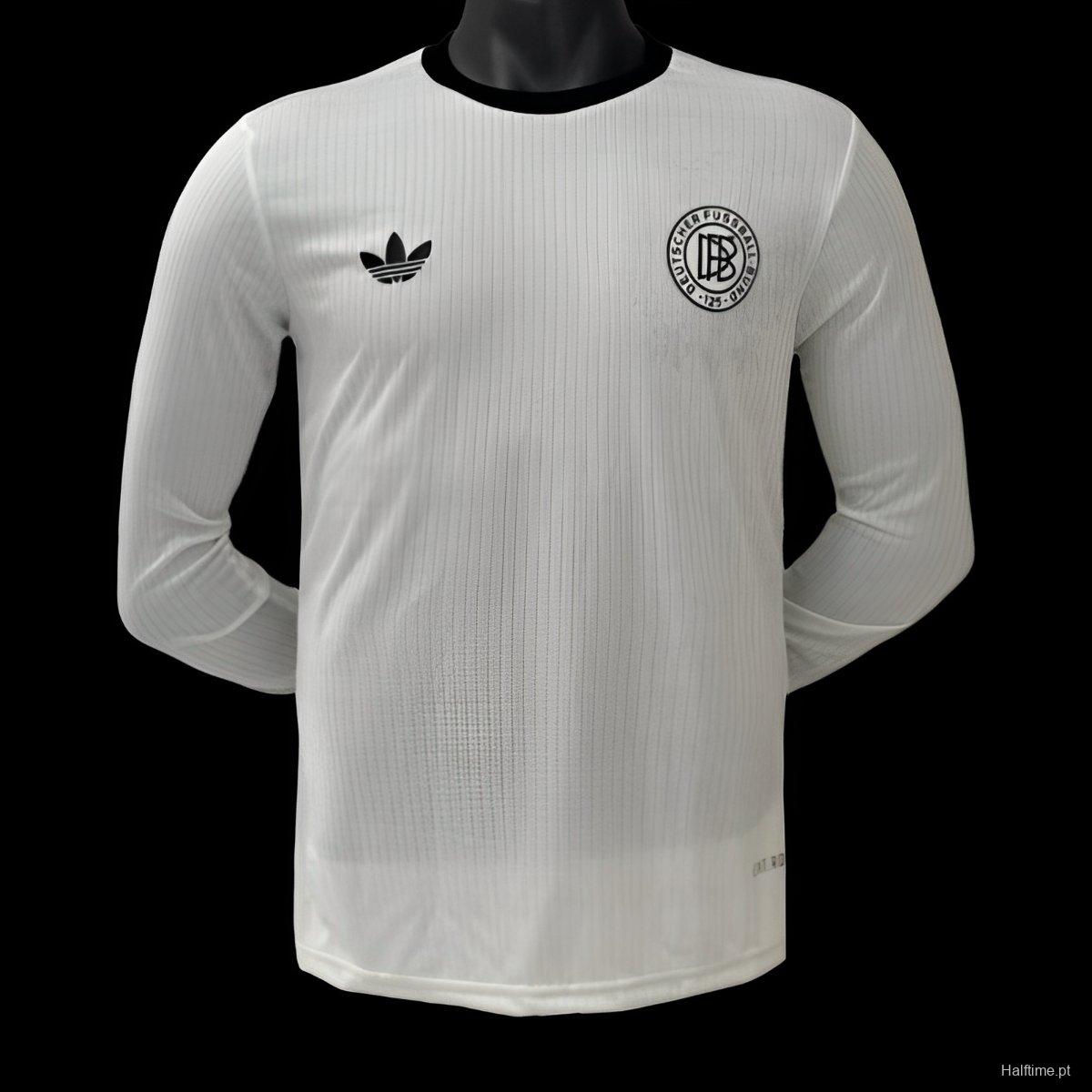 Player Version 2025 Germany 50Th Anniversary Home Long Sleeve Jersey