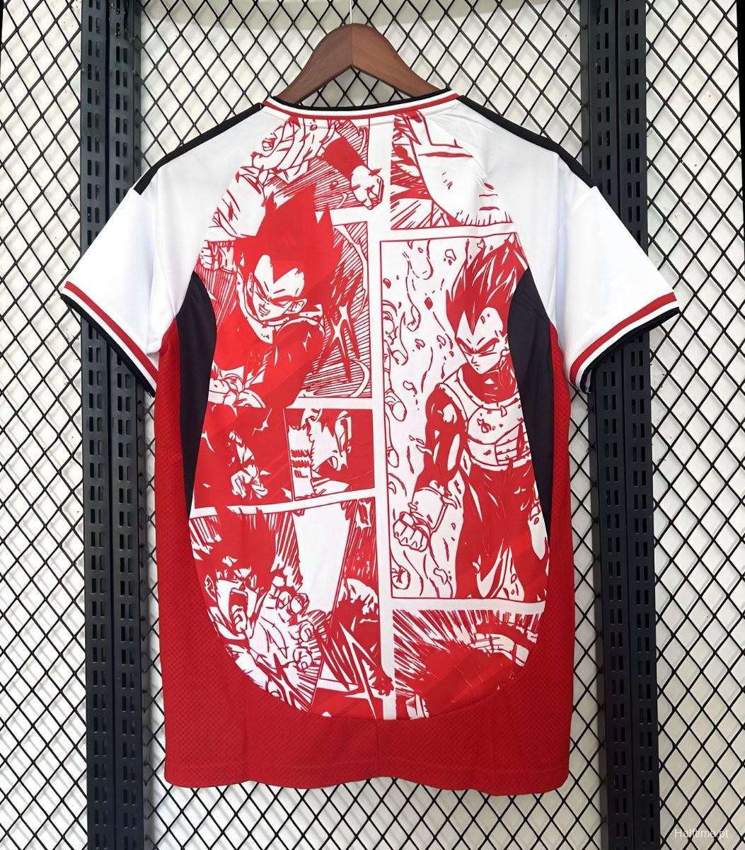 2024 Japan National Team Dragon Ball Z Limited Edition Red/White Jersey